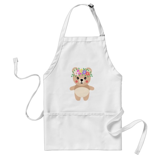 Avental Spring teddy bear (Frente)