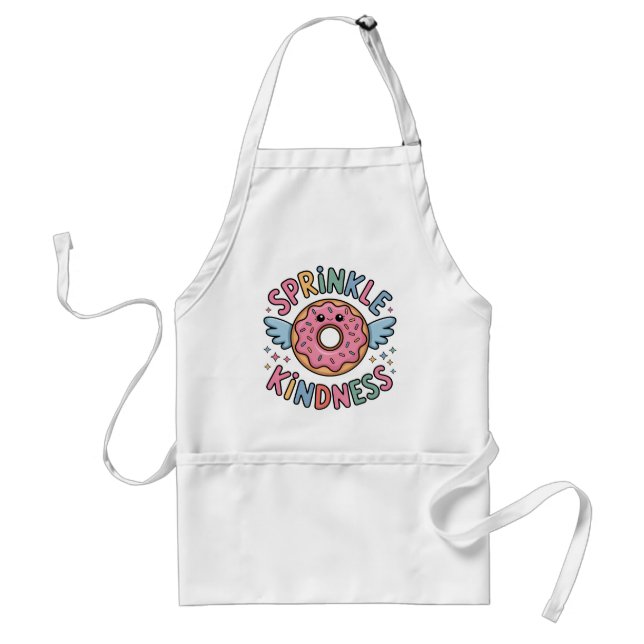 Avental Sprinkle Kindness | Rosquinha (Frente)