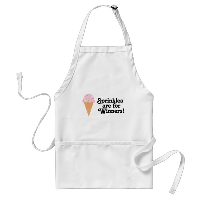 Avental Sprinkles é para vencedores, campeão! (Frente)