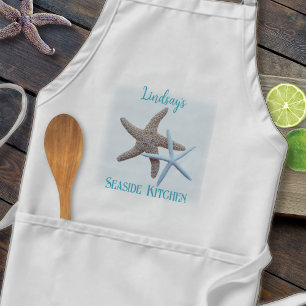 Avental Starfish Personalizado Beach Kitchen Apron