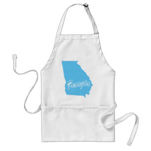 Avental State Georgia Adult Apron