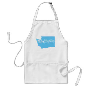 Avental State Washington Adult Apron