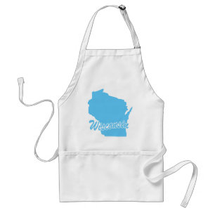 Avental State Wisconsin Adult Apron