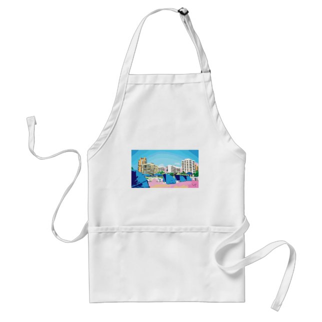 Avental SUL BEACH, MIAMI, FLORIDA Apron (Frente)