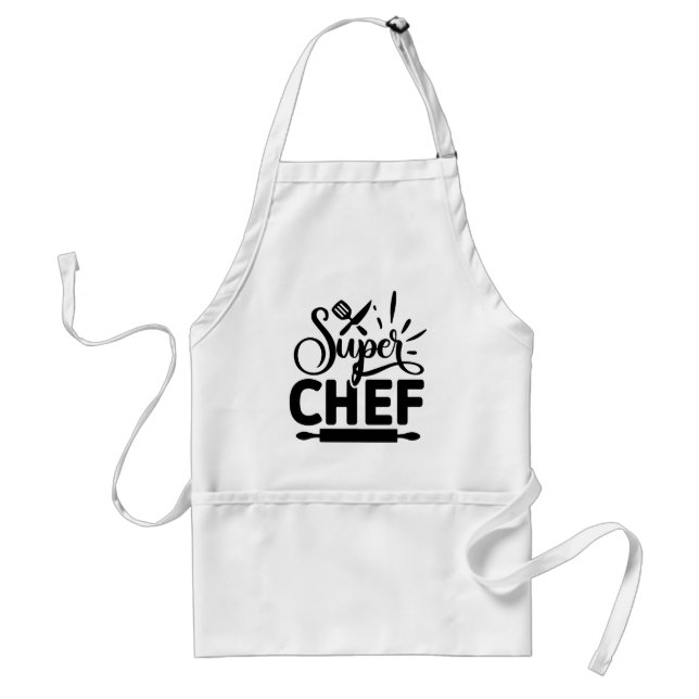 Avental Super Chef Kitchen Apron com ferramentas (Frente)