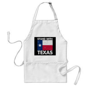 Avental Suporte para Texas I Stand com Texas Texan Flag