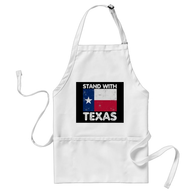 Avental Suporte para Texas I Stand com Texas Texan Flag (Frente)