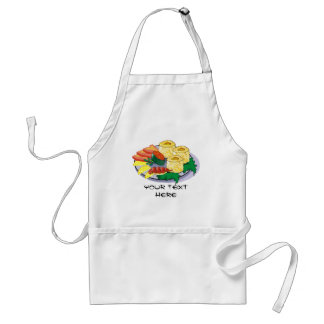 Avental Sushi Apron 8 personalizável
