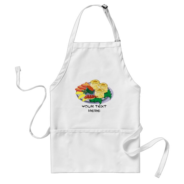 Avental Sushi Apron 8 personalizável (Frente)