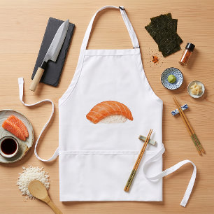 Avental Sushi Nigiri de Salmão Japonês Foodie