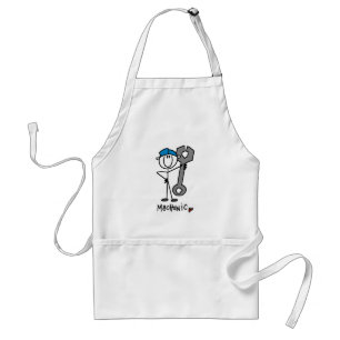 Avental T-shirt e presentes básicos do mecânico