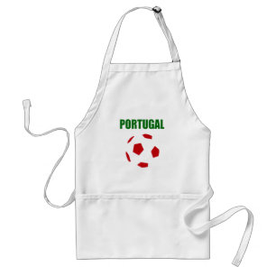 Avental T-shirt retro do futebol de Portugal