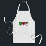 Avental Tacos do amor da paz<br><div class="desc">De toda a comida mexicana, os tacos são meu favorito.</div>