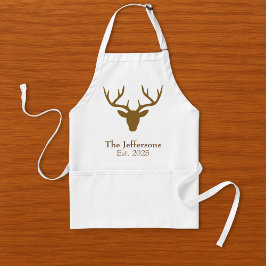 Avental Tema Rustic Deer
