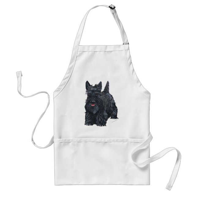 Avental Terrier Escocês Brincalhão (Frente)