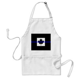 Avental Thin Blue Line Accent on Canadian Flag