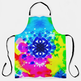 Avental Tie Dye Arco-íris