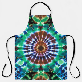 Avental Tie Dye em Tons Terrosos