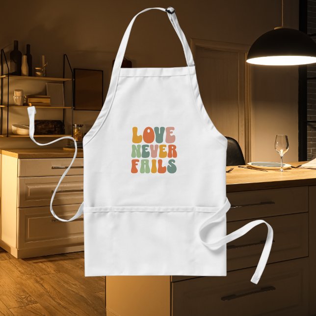 Avental Tipografia de Bolha da Moda Amor ( Fun FAMILY Kitchen Apron)