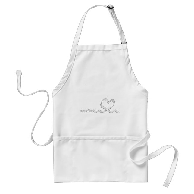 Avental Tique de novela Heart (Frente)