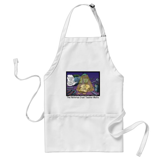 Avental Toast Mafia Funny Offbeat Dons & Camisetas (Frente)