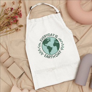 Avental Todo Dia é Dia da Terra - Amante da Terra Verde Vi
