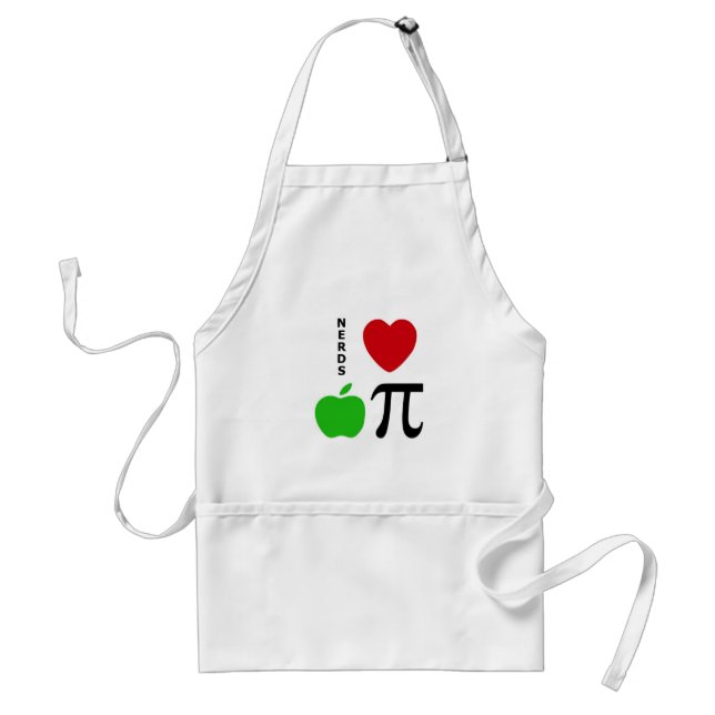 Avental Torta de Apple do amor dos nerd (Frente)