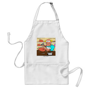 Avental Torta de Pêssego Engraçada Cartoon LTC