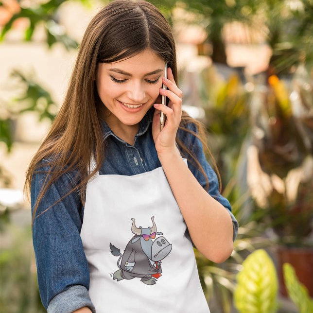 Avental Touro Num Apron Adulto De Fato (Criador carregado)