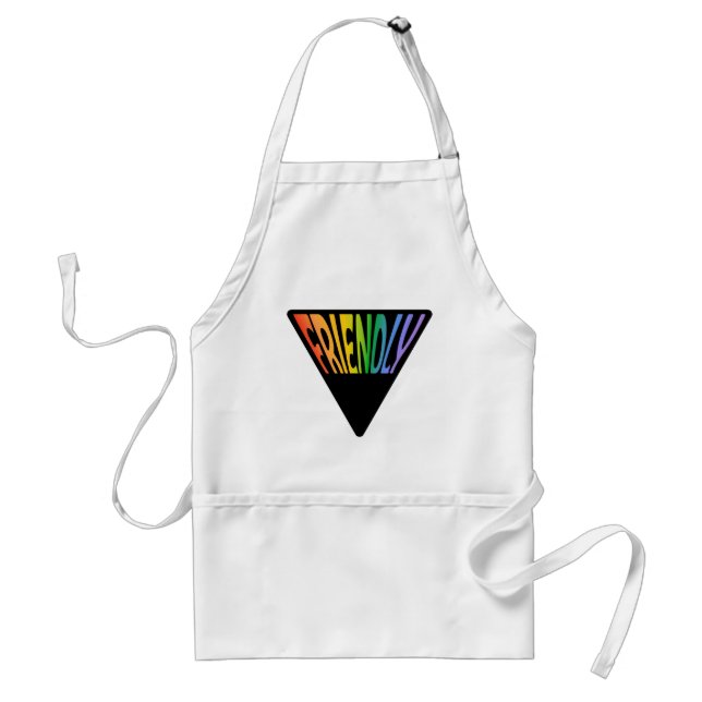 Avental Triângulo Gay Friendly (Frente)