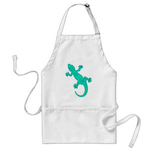 Avental Tribal batik Gecko - turquesa / pavão