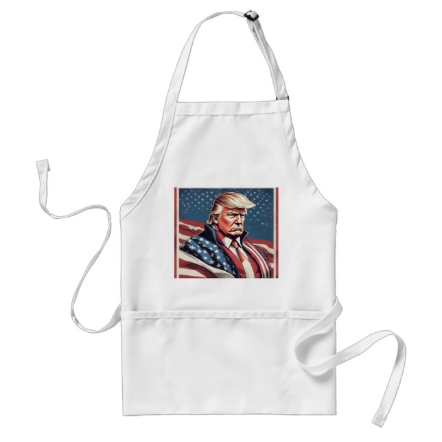 Avental Trump Epic American Flag Apron (Frente)