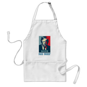 Avental Trump Nope No Way Apron