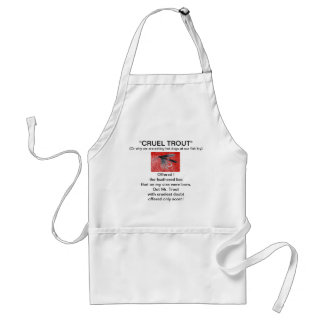 Avental "Truta De Mosca Molhada De Gnat Negro" Apron