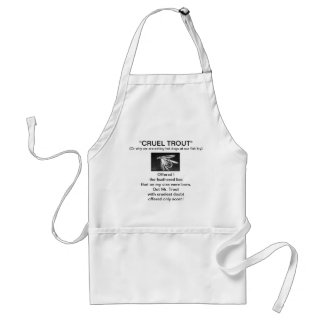 Avental "Truta De Mosca Molhada Negra" Apron