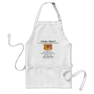 Avental Truta "Pink and Purple" Wet Fly Cruel Apron