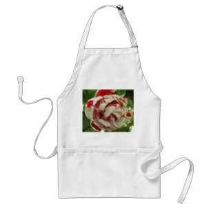 Avental Tulipa Cor-de-rosa e branca Apron