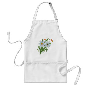Avental Tulipas e Flores de Narcisos