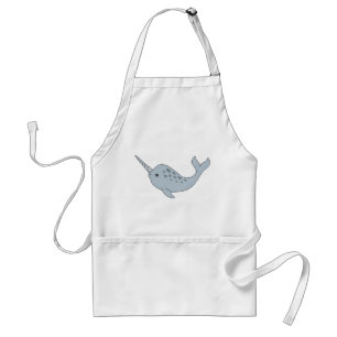 Avental Tusked Narwhal Apron