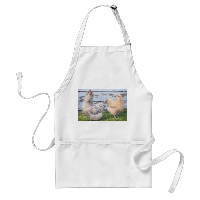 Avental Two Chickens Farmhouse Cooking Apron (Frente)