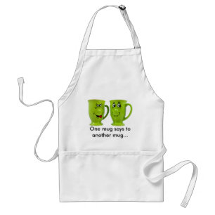 Avental Uma caneca diz para outra caneca... avental.