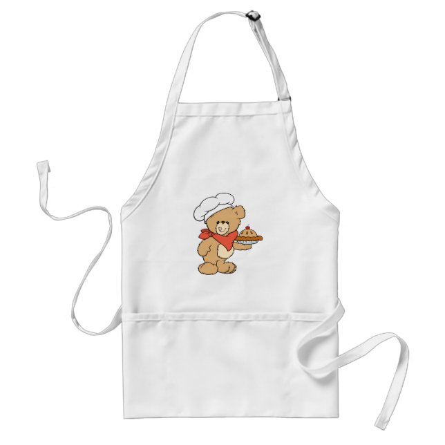 Avental Urso Padeiro Chef Bonito (Frente)