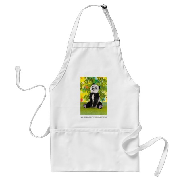 Avental Urso Panda Fofo Presente Perfeito para Amantes de  (Frente)