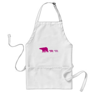 Avental Urso Polar Roxo