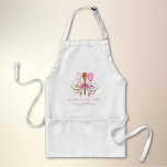Avental Utensílios de panificação elegantes com logotipo d<br><div class="desc">Assar em estilo com este encantador Utensílios de padaria com o Adulto, Apron, personalizado com Arco rosa! Apresentando um elegante design de utensílios cozinheiros enfeitados com um delicado arco cor-de-rosa, este avental é perfeito para padeiros profissionais, cozinheiros domésticos ou qualquer pessoa que ame criar na cozinha. Personalize-o com o seu...</div>
