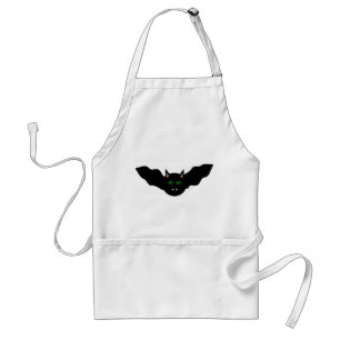 Avental Vampiro Gato Face ao Cozinhar do Dia das Bruxas Ap