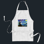 Avental Van Gogh Starry Night Fine Art<br><div class="desc">Starry Night,  belas artes de Vincent van Gogh.</div>