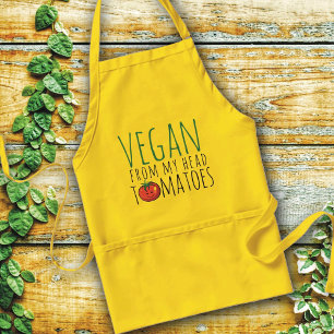 Avental Vegan Pun Apron