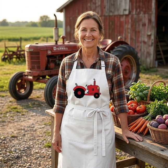 Avental Veículo Trator da Fazenda Vermelha (Criador carregado)