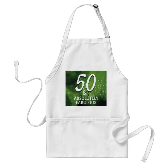 Avental Verde 50 | Absolutamente Fabuloso Apron (Frente)
